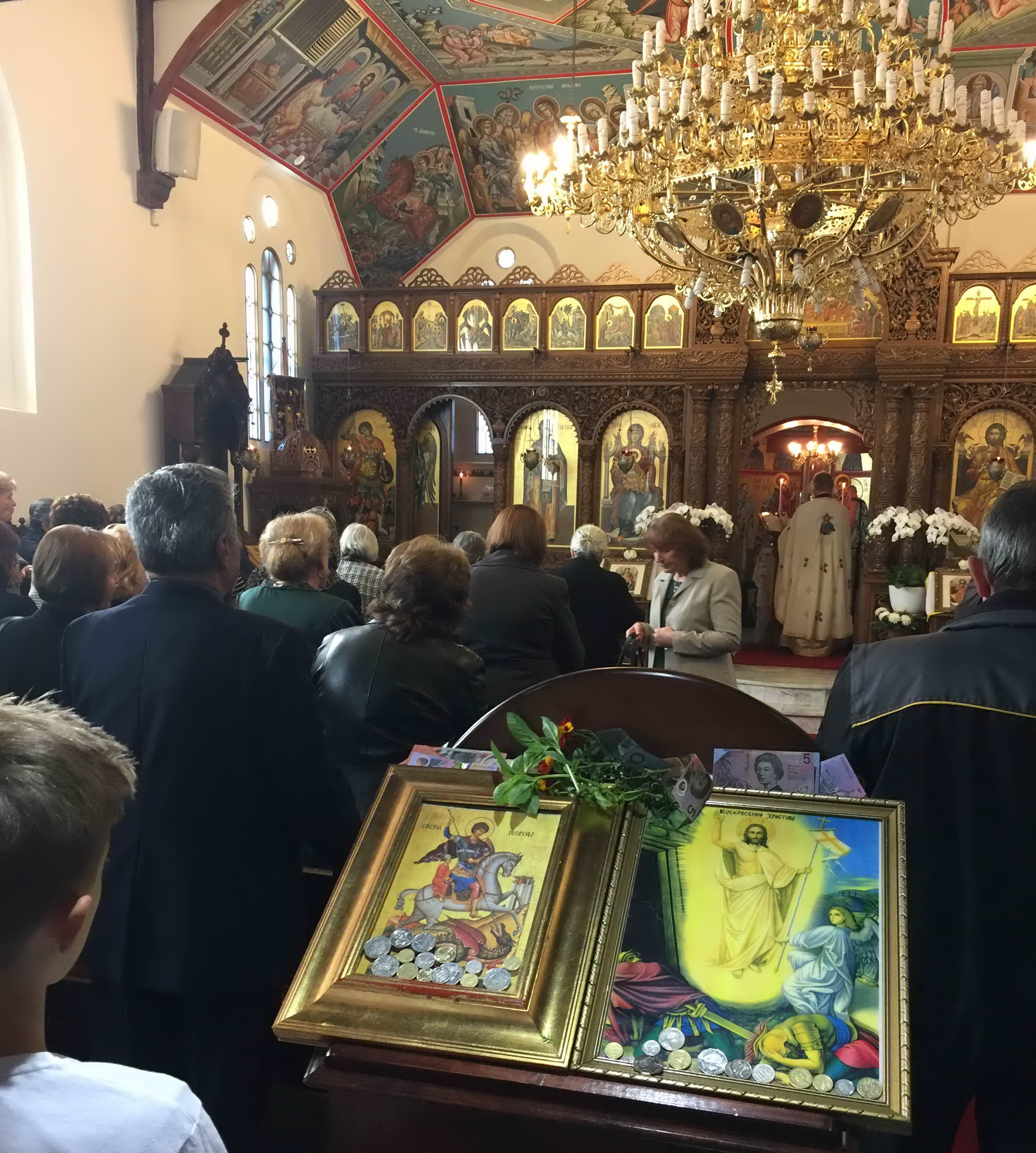 Свети Георгиј Победоносец – Света Божествена Литургија во црквата Света Петка во Мил Парк