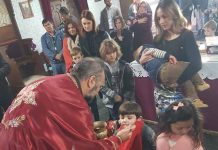 Holy Divine Liturgy in the Church of the Mother of God - Holy Virgin, Liverpool, Sydney