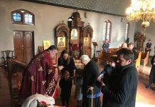 Света Божествена Литургија во црквата Свети Илија во Футскрај