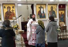 Света Божествена Литургија во Соборната Црква Раѓање на Пресвета Богородица, Сиденхам