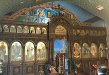 Holy Divine Liturgy in the church of St. Elijah in Foоtscray