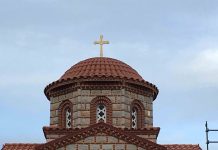 Тhe Covering is completely finished and the Marble Windows of the New Church at the Monastery Donnybrook