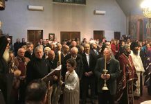 Архиерејска Вечерна богослужба по повод храмовиот празник во црквата Свети Илија во Футскрај, Мелбурн