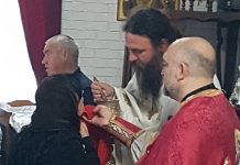 Света Литургија во црквата Света Богородица – Пречиста во Ливерпул, Сиднеј.