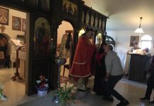 Света Божествена Литургија во манастирот Донибрук