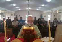 Крстовден - Света Литургија во црквата Успение на Пресвета Богородица во Бризбен