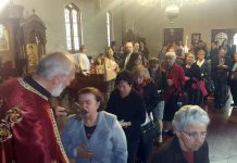 Света Божествена Литургија во црквата Свети Илија во Футскрај