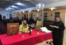 Вечерна Богослужба во Црквата Успение на Пресвета Богородица во Бризбен