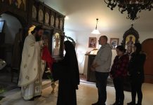 Света Божествена Литургија во манастирот Донибрук