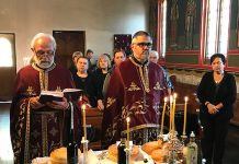 Света Божествена Литургија во црквата Свети Илија во Футскрај