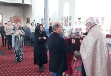 Покров Богородичен - Литургија во Соборната Црква Раѓање на Богородица во Сиденхам