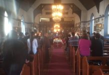 Света Божествена Литургија во црквата Свети Никола во Перт