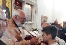 Света Литургија во Соборната црква во Сиденхам (23-та Недела по Педесетница)