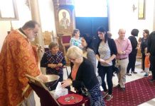 Света Литургија во црквата Света Злата Мегленска во Хоперс Кросинг (23-та Недела по Педесетница)