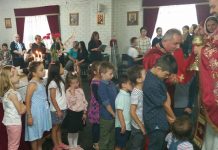 Света Литургија во црквата Света Богородица Пречиста во Ливерпул (24-та Недела по Педесетница)