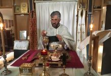 Света Литургија во манастирот Донибрук (22 Недела по Педесетница)