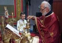 Света Литургија во црквата Свети Илија во Футскрај (25-та Недела по Педесетница)