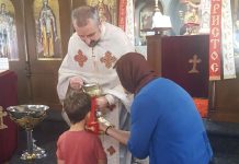 Света Литургија во црквата Света Богородица - Пречиста во Ливерпул