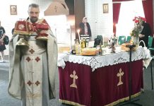 Света Литургија во црквата Света Богородица - Пречиста во Ливерпул