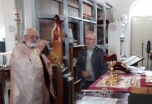 Света Литургија во Соборната црква во Сиденхам