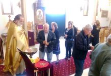 Света Литургија во црквата Света Злата Мегленска во Хоперс Кросинг (26-та Недела по Педесетница)