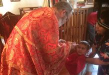 Света Литургија во црквата Свети Никола во Перт (26-та Недела по Педесетница)