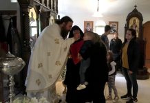 Света Литургија во манастирот Донибрук (27-ма Недела по Педесетница)