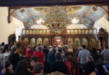 Holy Divine Liturgy in Saint Petka Mill Park.