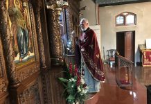 Света Литургија во црквата Свети Илија во Футскрај