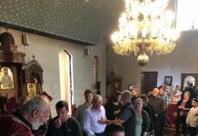 Света Литургија во црквата Свети Илија во Футскрај (29 – та Недела по Педесетница)