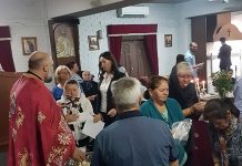 Света Литургија во црквата Света Богородица – Пречиста во Ливерпул