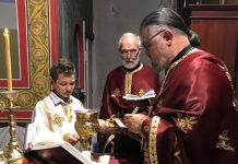 Света Литургија во црквата Свети Илија во Футскрај (27-ма Недела по Педесетница)