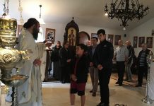 Света Литургија во манастирот Донибрук (26-та Недела по Педесетница)