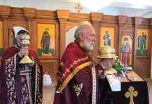 Света Литургија во црквата Свети Седмочисленици и Свети Пантелејмон во Футскрај