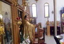 Празнична Света Литургија во црквата Света Злата Мегленска во Хоперс Кросинг