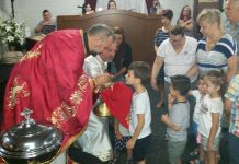 Света Литургија во црквата Света Богородица - Пречиста во Ливерпул (30-та Недела по Педесетница)