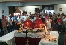 Вечерна богослужба во црквата Света Богородица - Пречиста во Ливерпул