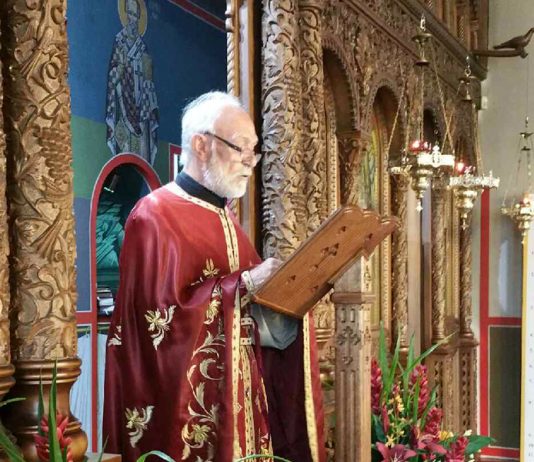 Света Литургија во црквата Свети Илија во Футскрај (Обрезание Господово и Свети Василиј Велики)