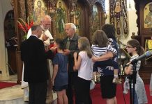 Втор ден Божик во црквата Света Петка во Мил Парк