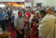 Раѓање Христово - Божик во црквата Свети Никола во Престон