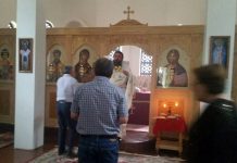 Заупокоена Литургија во манастирот Свети Наум Охридски во Роклин