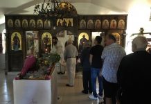 Света Литургија во манастирот Донибрук (Недела на Блудниот син)