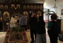 Света Литургија во манастирот Донибрук (Недела Месопусна)