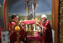 Света Литургија во црквата Свети Илија во Футскрај (Тодорова сабота)