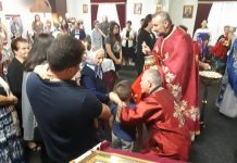 Света Литургија во црквата Света Богородица - Пречиста во Ливерпул (Недела на Православието)