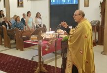 Мало Повечерие со Акатист кон Пресвета Богородица во црквата Св. Злата Мегленска во Хоперс Кросинг