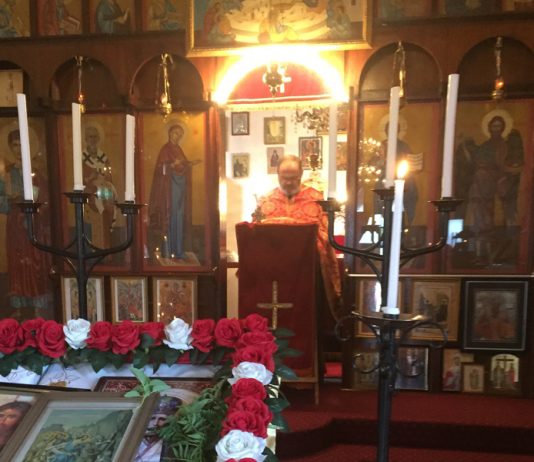 Лазарева сабота во црквата Свети Никола во Перт