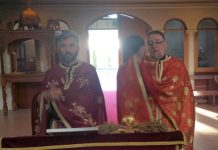 Крстопоклона Недела во црквата Свети Никола во Престон