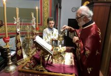 Света Литургија во црквата Свети Илија во Футскрај