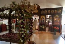 Велика Сабота во манастирот Донибрук (Вечерна богослужба со Василиева Литургија)